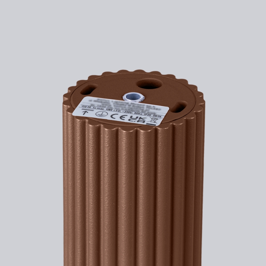 Brilagi - LED-spot CRESTO 1xGU10/10W/230V 10 cm bruin