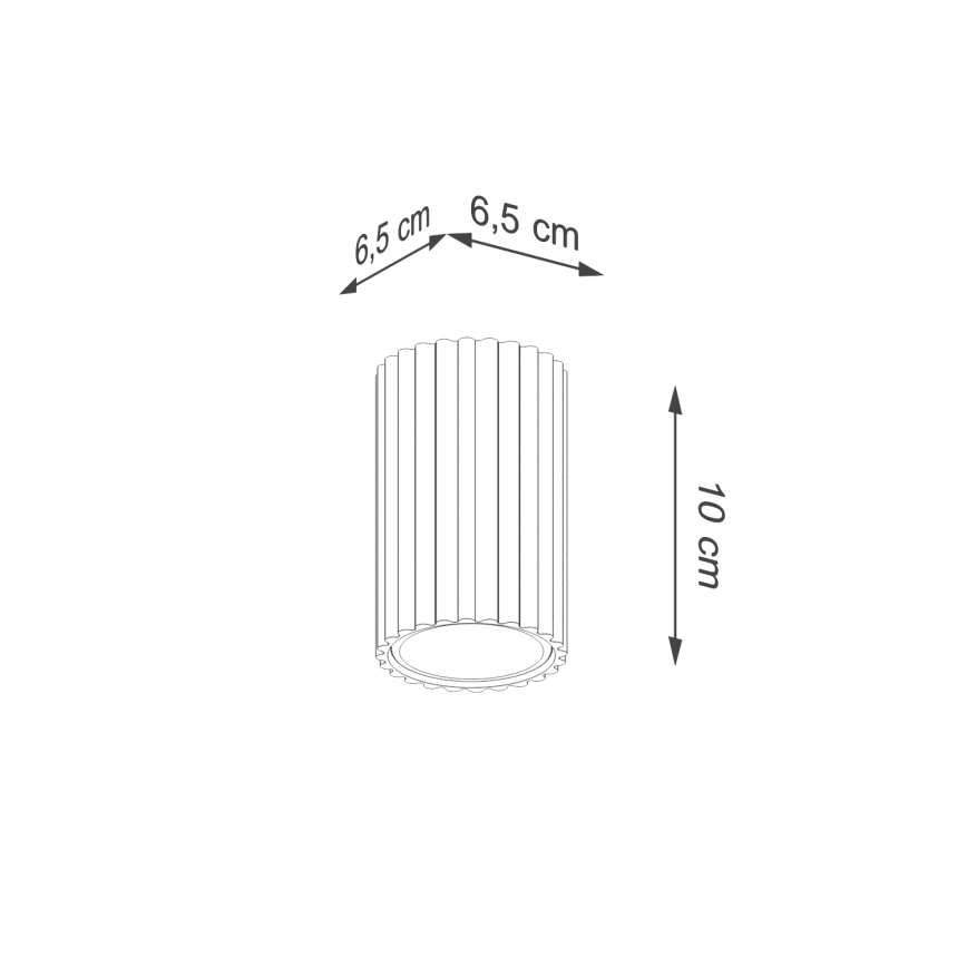 BRILAGI - LED-spot CRESTO 1xGU10/10W/230V 10 cm oranje