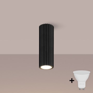 Brilagi - LED-spot CRESTO 1xGU10/10W/230V 20 cm zwart