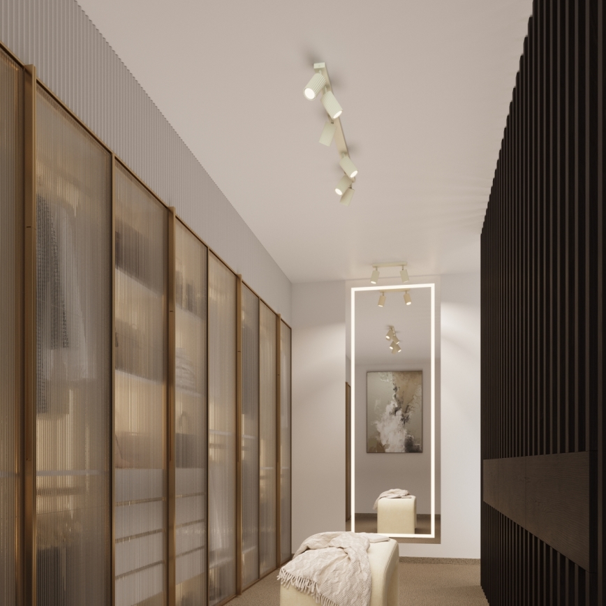 Brilagi - LED-spot CRESTO 1xGU10/10W/230V 30 cm crème