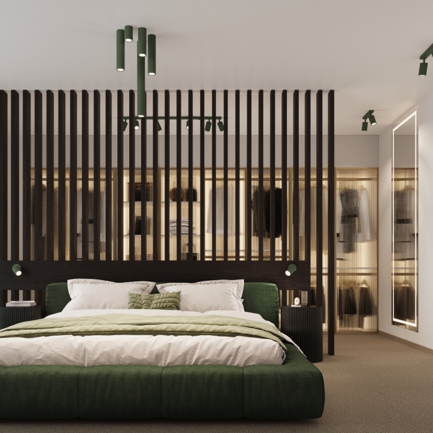 Brilagi - LED spot CRESTO 1xGU10/10W/230V 30 cm groen