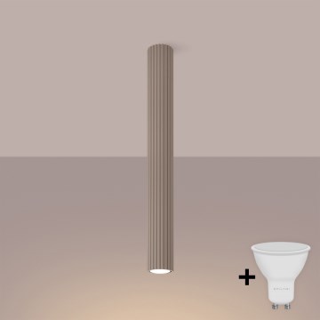 Brilagi - LED-spot CRESTO 1xGU10/10W/230V 60 cm taupe