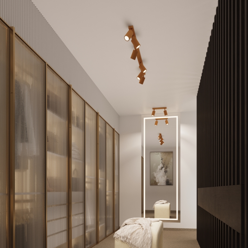 Brilagi - LED-spot CRESTO 2x GU10 (10W, 230V) goudkleurig