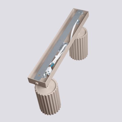 Brilagi - LED-spot CRESTO 2x GU10/10W/230V taupe