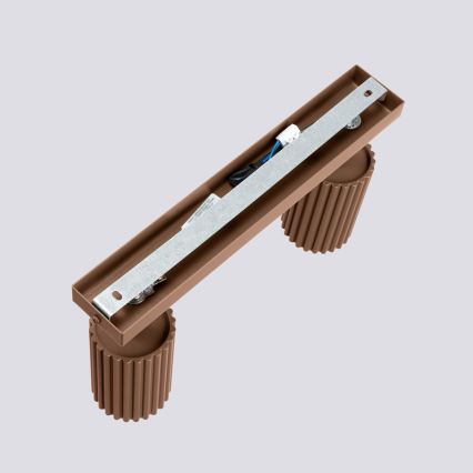 Brilagi - LED-spot CRESTO 2xGU10/10W/230V bruin