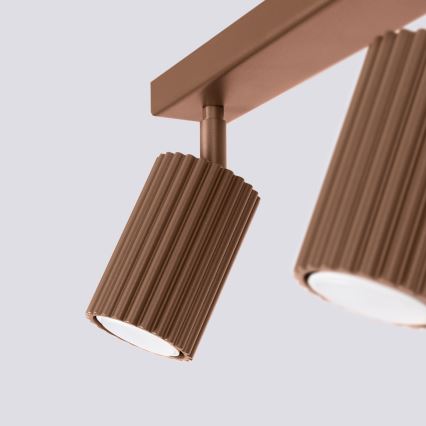 Brilagi - LED-spot CRESTO 2xGU10/10W/230V bruin