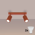 BRILAGI - LED-spot CRESTO 2xGU10/10W/230V oranje