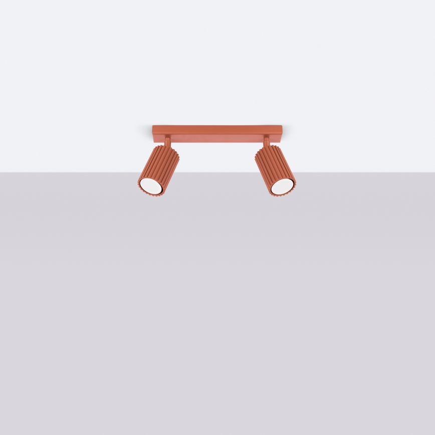 Brilagi - LED-spot CRESTO 2xGU10/10W/230V rood