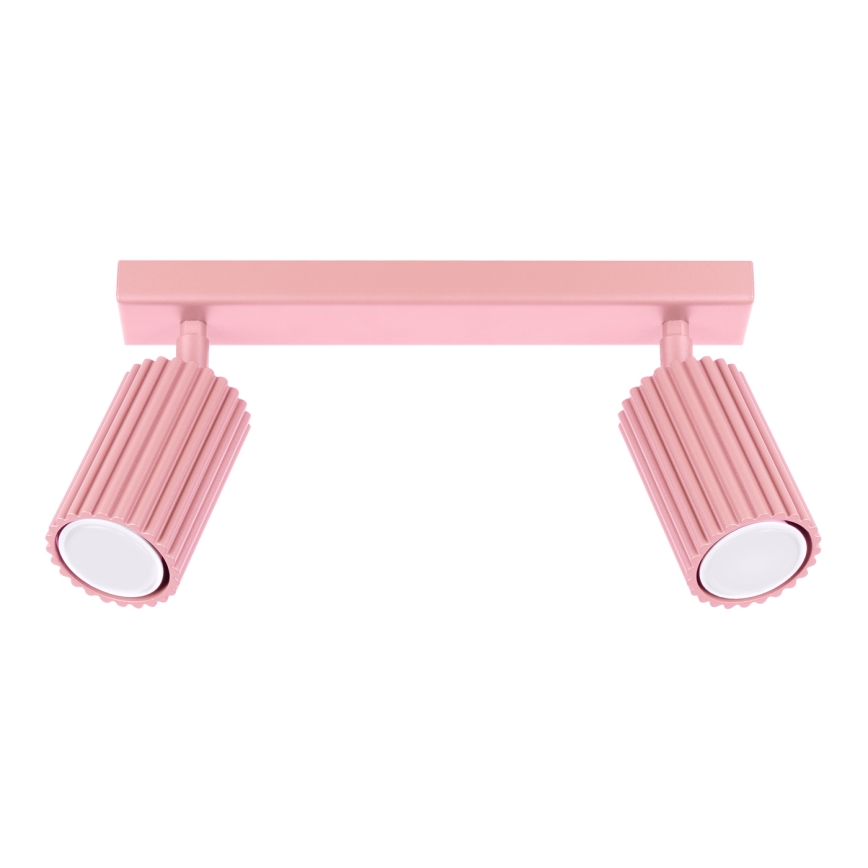 Brilagi - LED-spot CRESTO 2xGU10/10W/230V roze