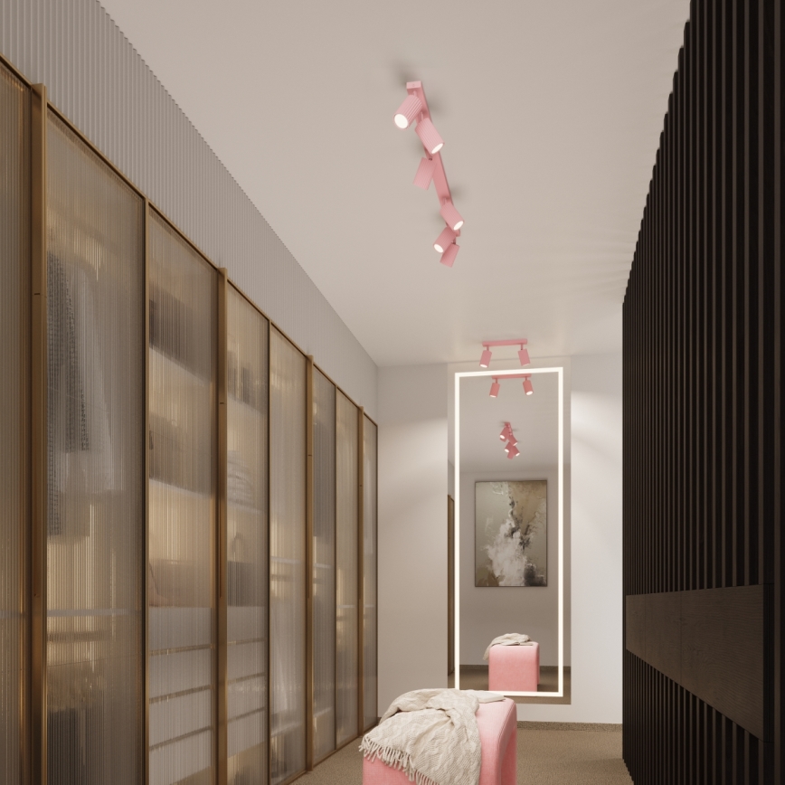 Brilagi - LED-spot CRESTO 2xGU10/10W/230V roze