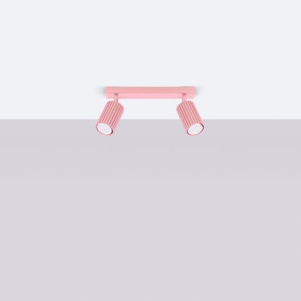 Brilagi - LED-spot CRESTO 2xGU10/10W/230V roze