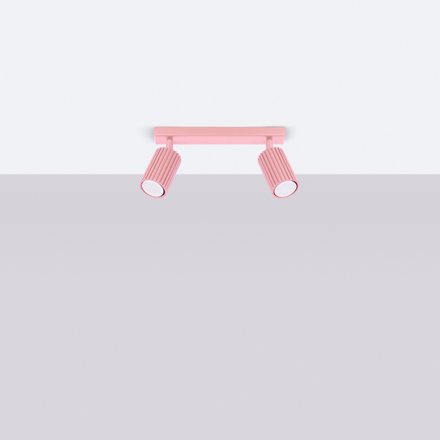Brilagi - LED-spot CRESTO 2xGU10/10W/230V roze