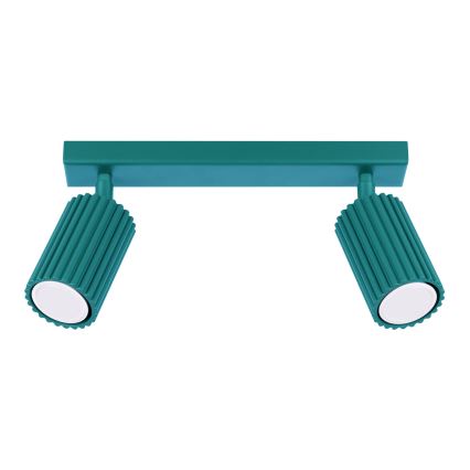 Brilagi - LED-spot CRESTO 2xGU10/10W/230V turkoois