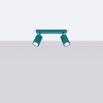 Brilagi - LED-spot CRESTO 2xGU10/10W/230V turkoois