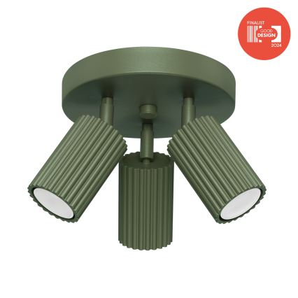 Brilagi - LED-spot CRESTO 3xGU10/10W/230V groen