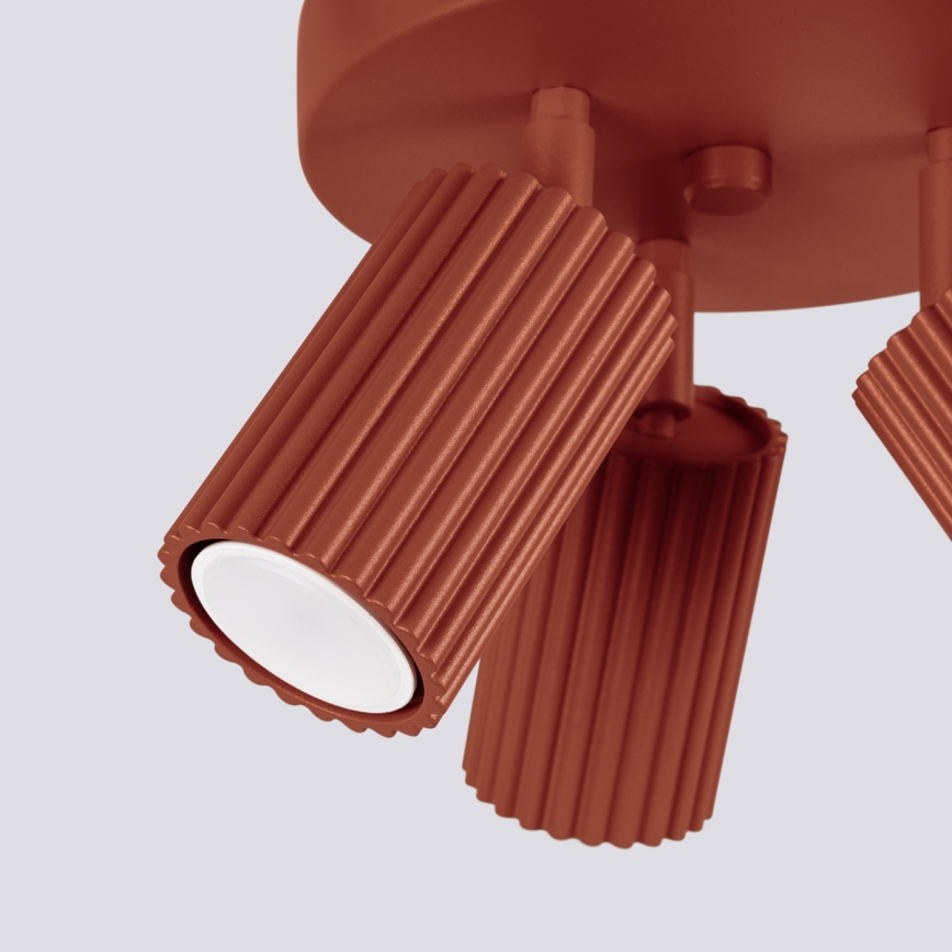 Brilagi - LED-spot CRESTO 3xGU10/10W/230V rood