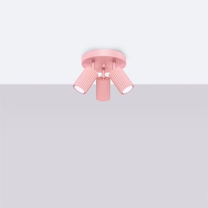 Brilagi - LED-spot CRESTO 3xGU10/10W/230V roze