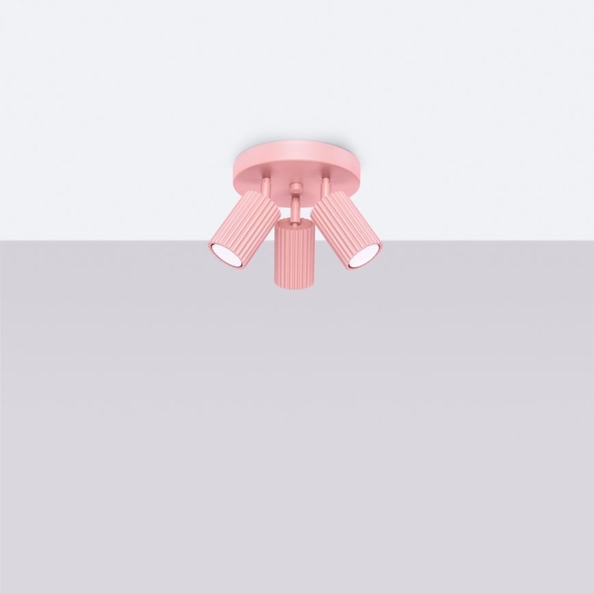 Brilagi - LED-spot CRESTO 3xGU10/10W/230V roze