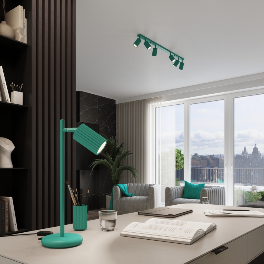 Brilagi - LED-spot CRESTO 3xGU10/10W/230V turkoois