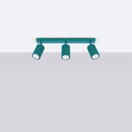 Brilagi - LED-spot CRESTO 3xGU10/10W/230V turkoois