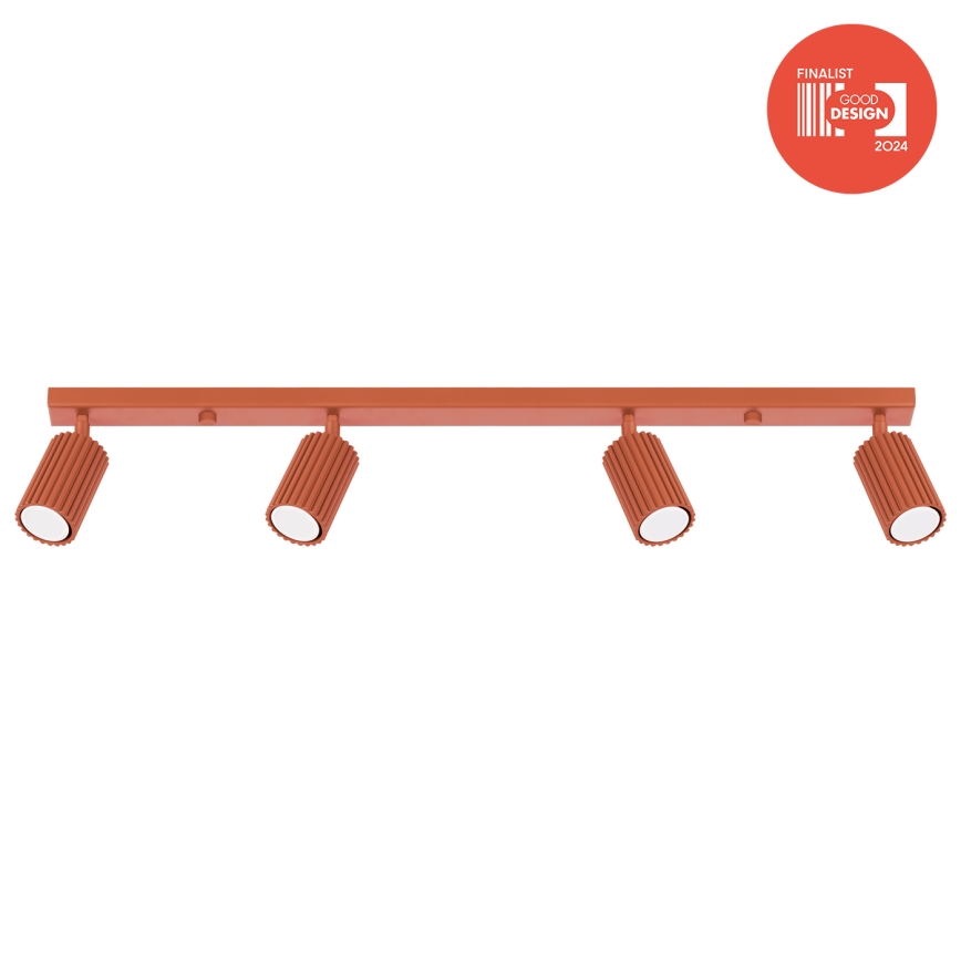 Brilagi - LED-spot CRESTO 4xGU10/10W/230V rood