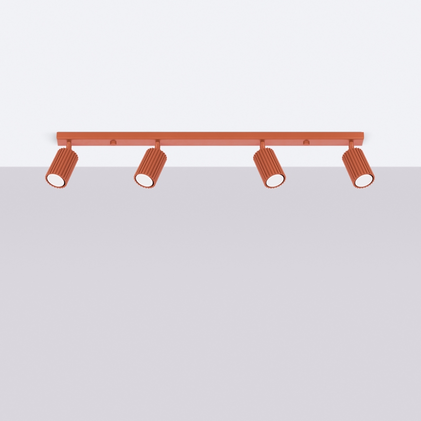 Brilagi - LED-spot CRESTO 4xGU10/10W/230V rood