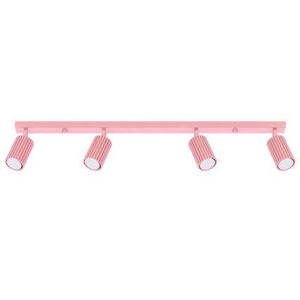 Brilagi - LED-spot CRESTO 4xGU10/10W/230V roze