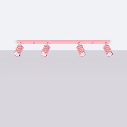 Brilagi - LED-spot CRESTO 4xGU10/10W/230V roze