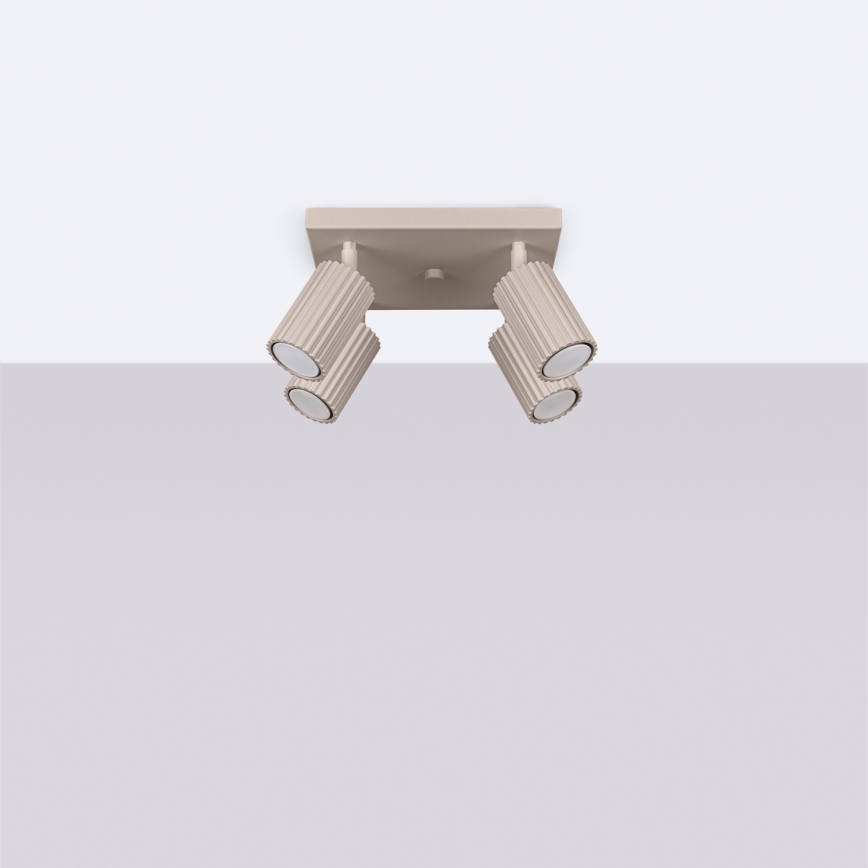 Brilagi - LED-spot CRESTO 4xGU10/10W/230V taupe