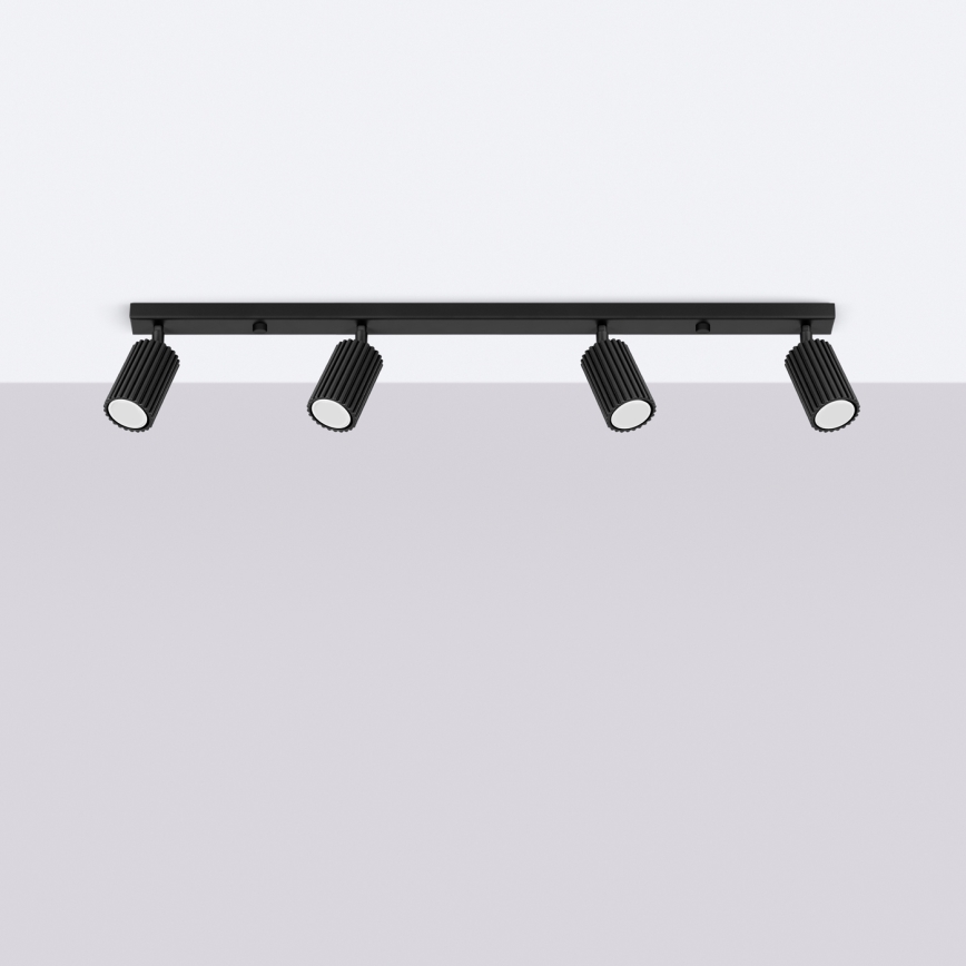 Brilagi - LED-spot CRESTO 4xGU10/10W/230V zwart