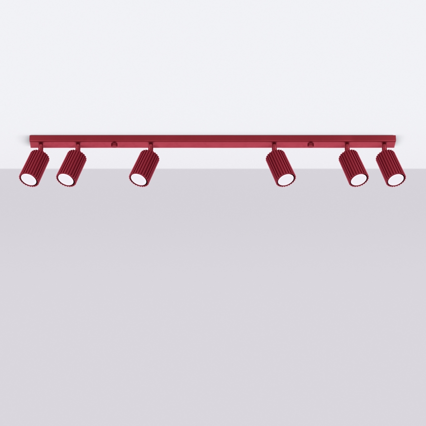 Brilagi - LED-spot CRESTO 6xGU10/10W/230V bordeaux