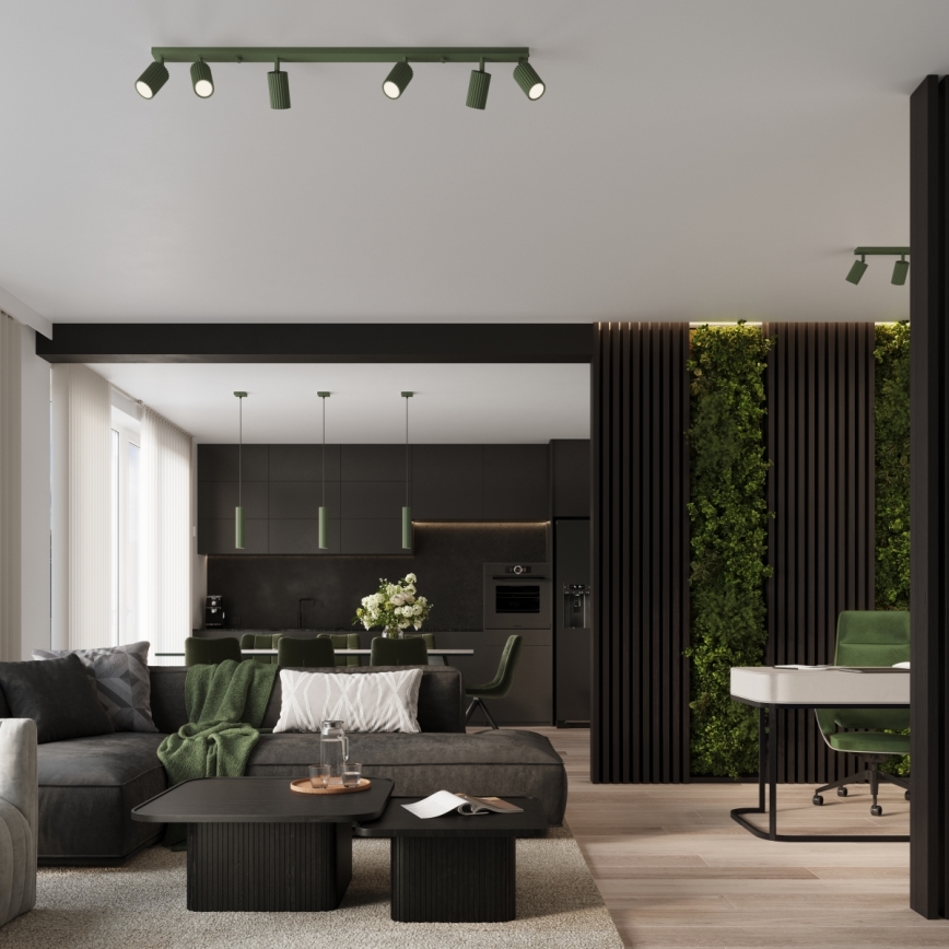 Brilagi - LED-spot CRESTO 6xGU10/10W/230V groen