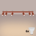 BRILAGI - LED spot CRESTO 6xGU10/10W/230V oranje