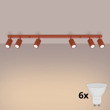 BRILAGI - LED spot CRESTO 6xGU10/10W/230V oranje