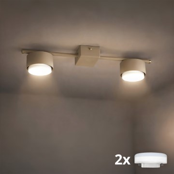 Brilagi - LED-spot MONO 2xGX53/30W/230V beige