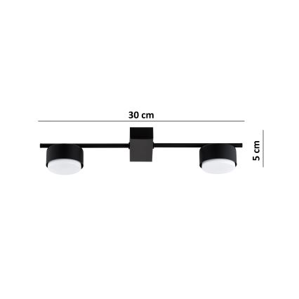 Brilagi - LED-spot MONO 2xGX53/30W/230V zwart