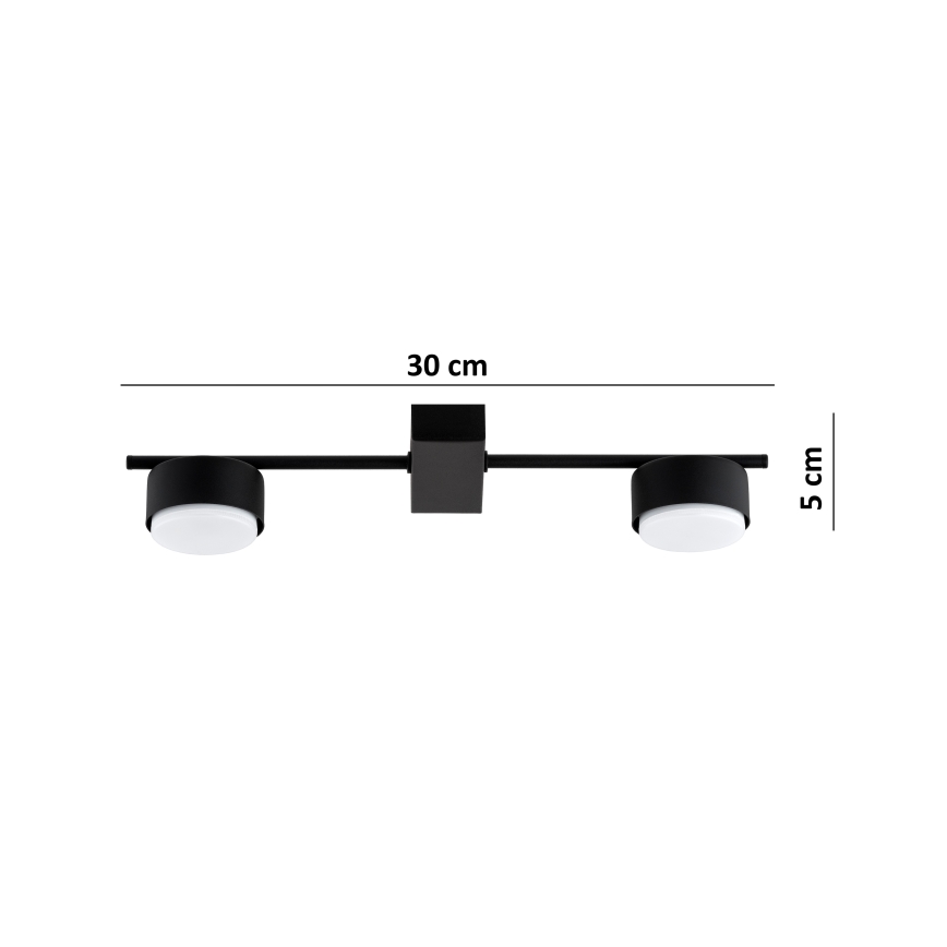 Brilagi - LED-spot MONO 2xGX53/30W/230V zwart