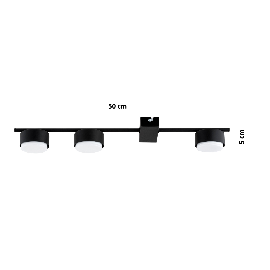 Brilagi - LED-spot MONO 3xGX53/30W/230V zwart