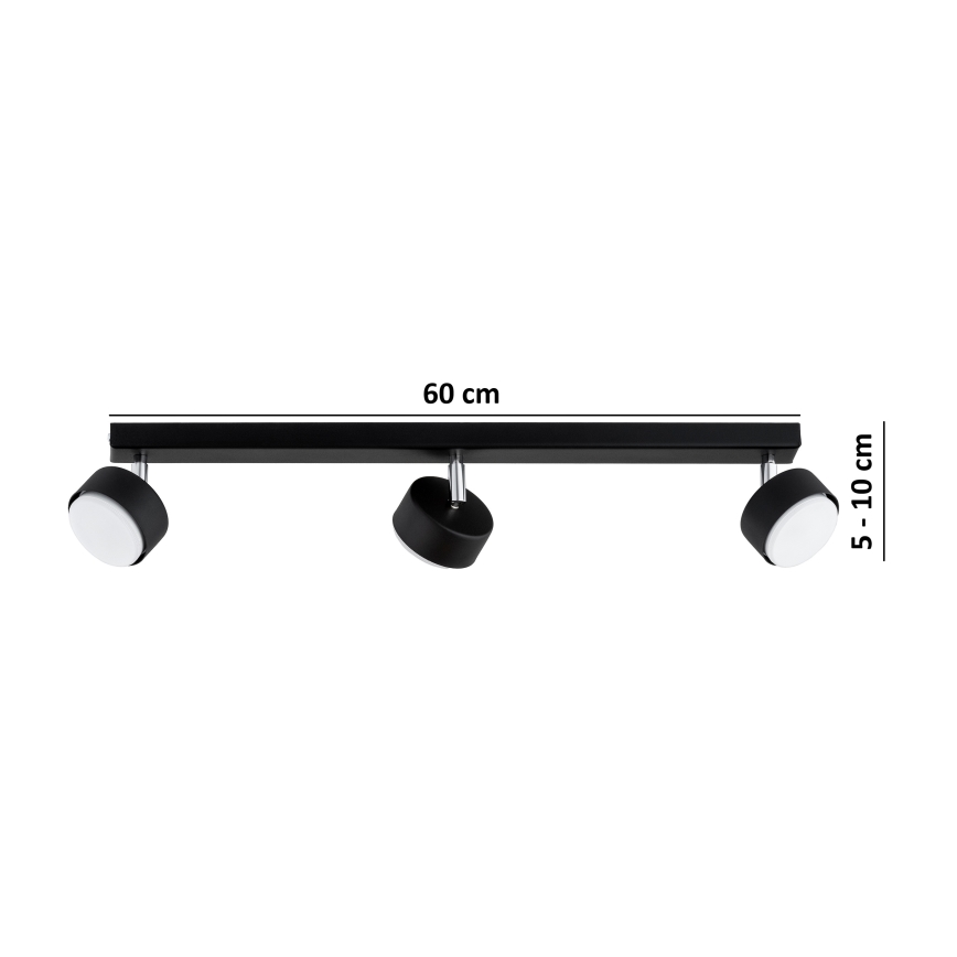 Brilagi - LED-spot MONO 3xGX53/30W/230V zwart