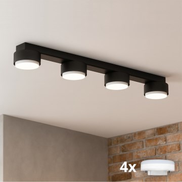 Brilagi - LED-spot MONO 4xGX53/13W/230V zwart