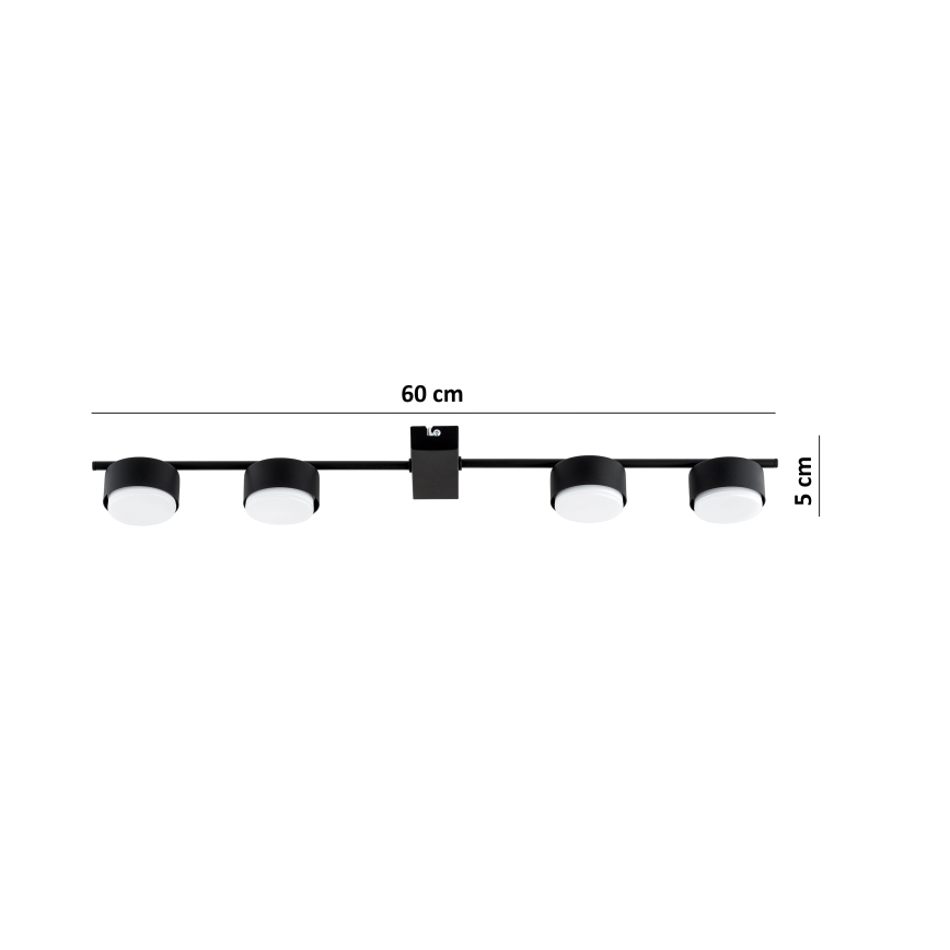Brilagi - LED-spot MONO 4xGX53/30W/230V zwart
