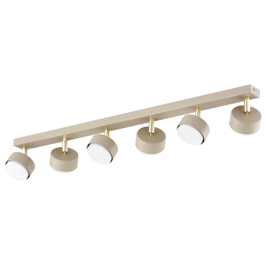 Brilagi - LED-spot MONO 6xGX53/30W/230V beige/goud