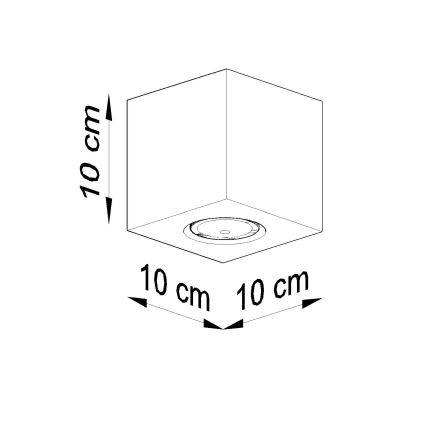 Brilagi -  LED spot MURO 1xGU10/7W/230V beton