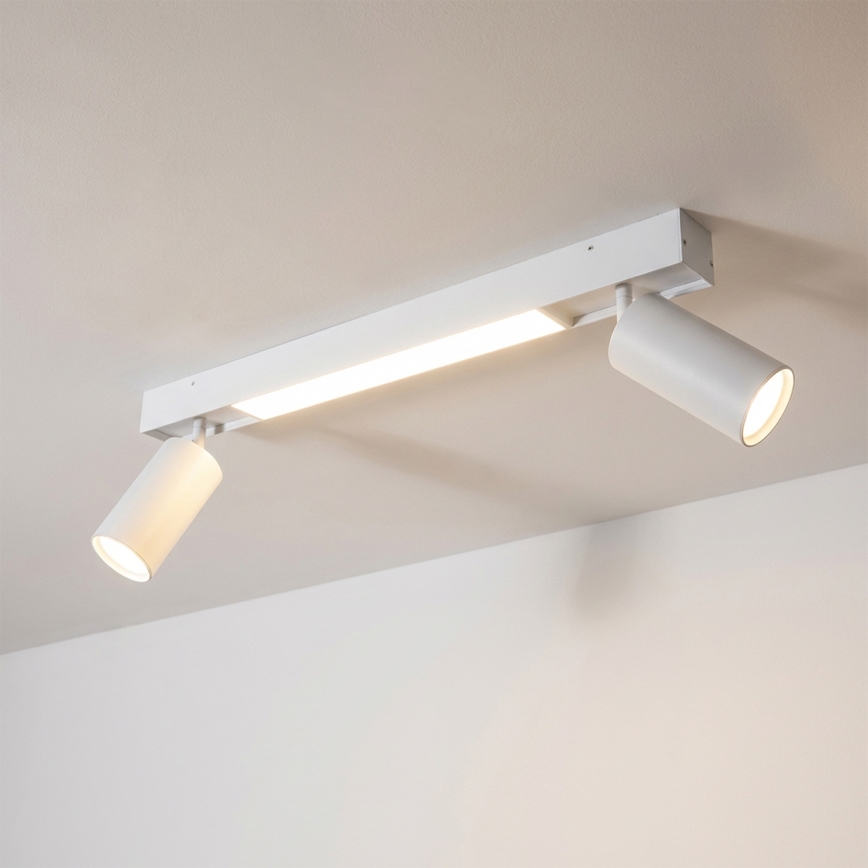 Brilagi - LED spot SELE 2xGU10/30W/230V + LED/15W wit