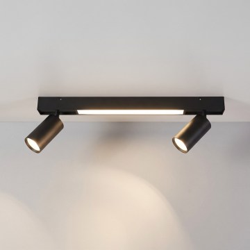 Brilagi - LED-spot SELE 2xGU10/30W/230V + LED/15W zwart