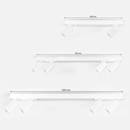 Brilagi - LED-spot SELE 4xGU10/30W/230V + LED/25W wit
