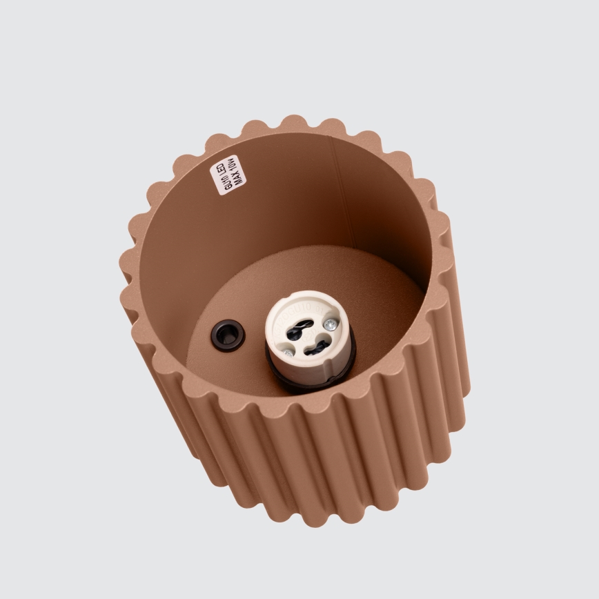 Brilagi - LED-spot SFERA 1xGU10/10W/230V Ø 10 cm, bruin