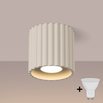 Brilagi - LED-spot SFERA 1xGU10/10W/230V Ø 10 cm crème
