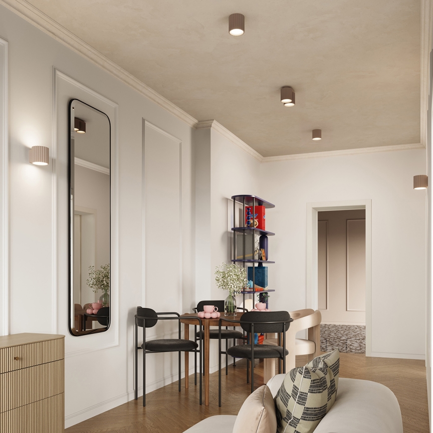 Brilagi - LED-spot SFERA 1xGU10/10W/230V Ø 10 cm taupe