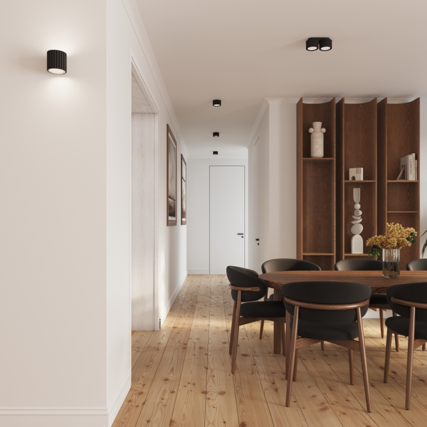 Brilagi - LED-spot SFERA 1xGX53/30W/230V Ø 10 cm zwart